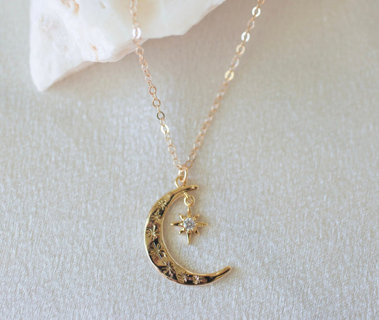 Crescent Shine Necklace