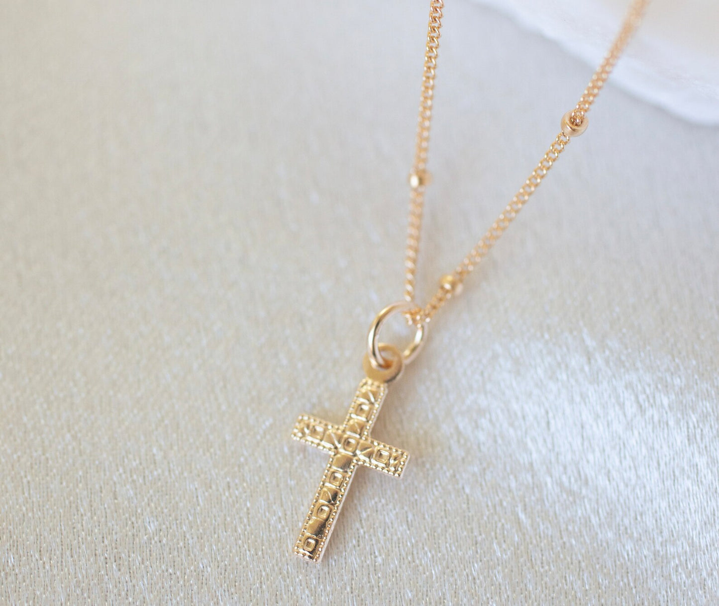 Tiny Cross Necklace