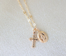 Load image into Gallery viewer, Virgin Mary Cross Necklace
