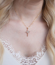 Load image into Gallery viewer, Glimmer Cross Necklace
