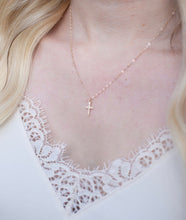 Load image into Gallery viewer, Tiny Cross Necklace
