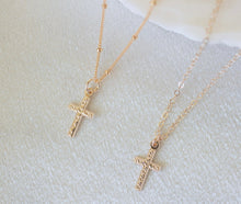 Load image into Gallery viewer, Tiny Cross Necklace
