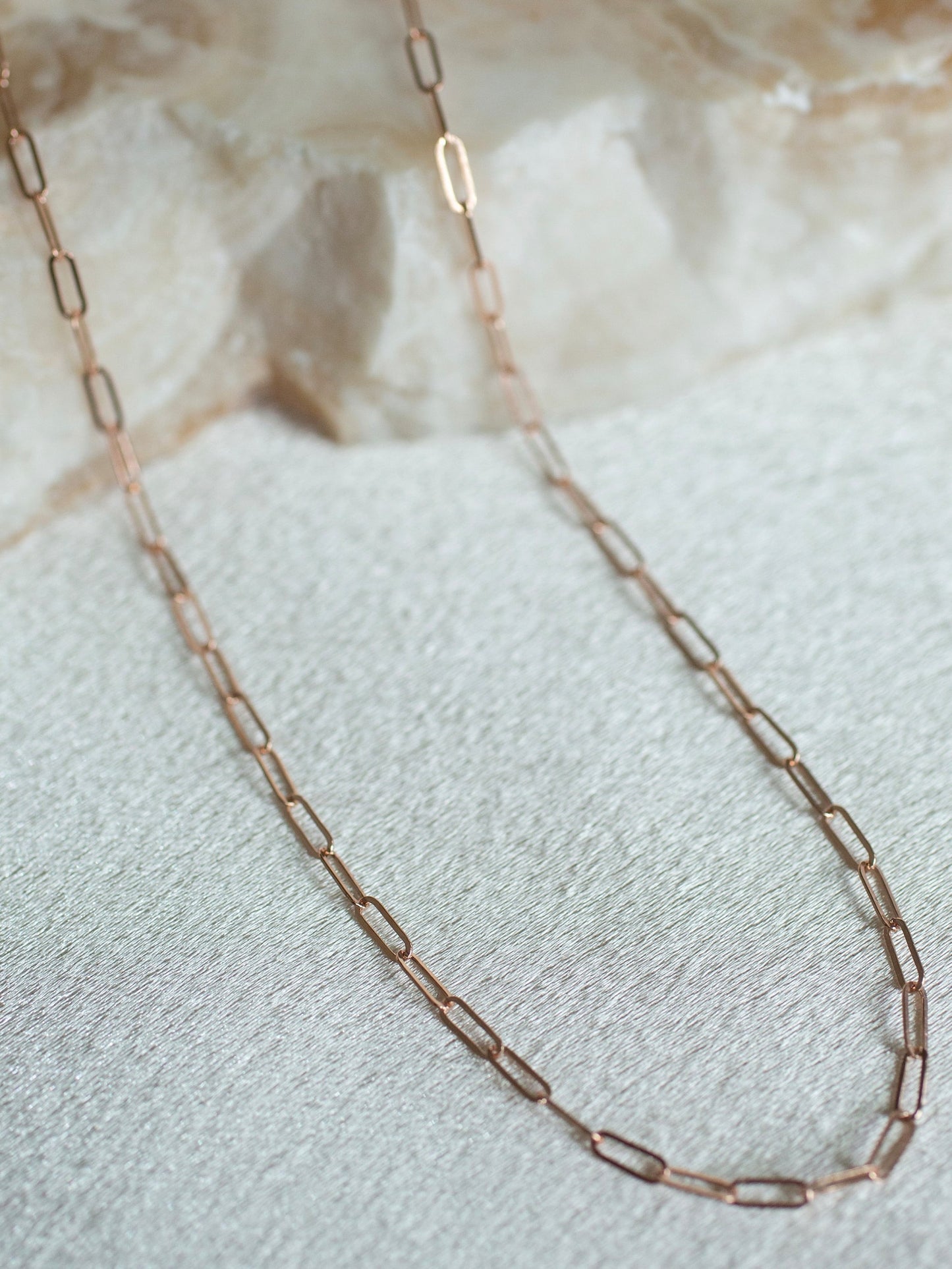 Rose Gold Eternity Necklace