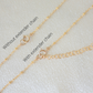 lucky star necklace With extra chain