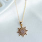 necklace with sun