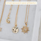 necklace with sunflower