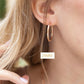 rose gold hoop earrings