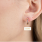 rose gold hoop earrings