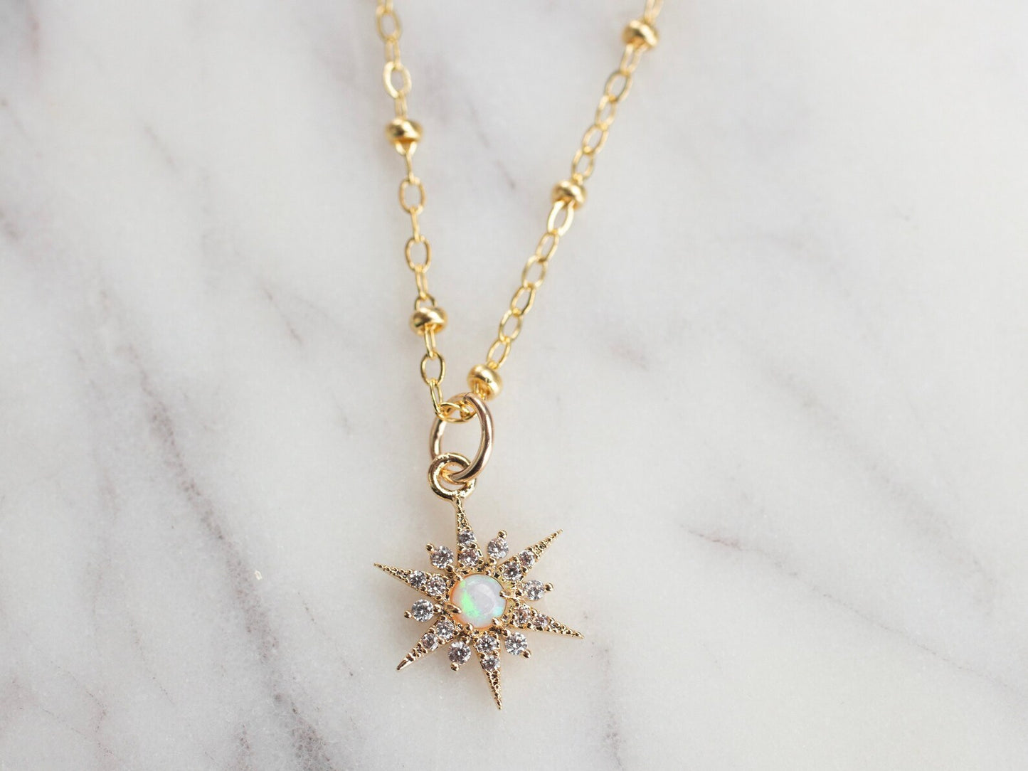 sunburst necklace gold