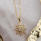 sunflower necklace