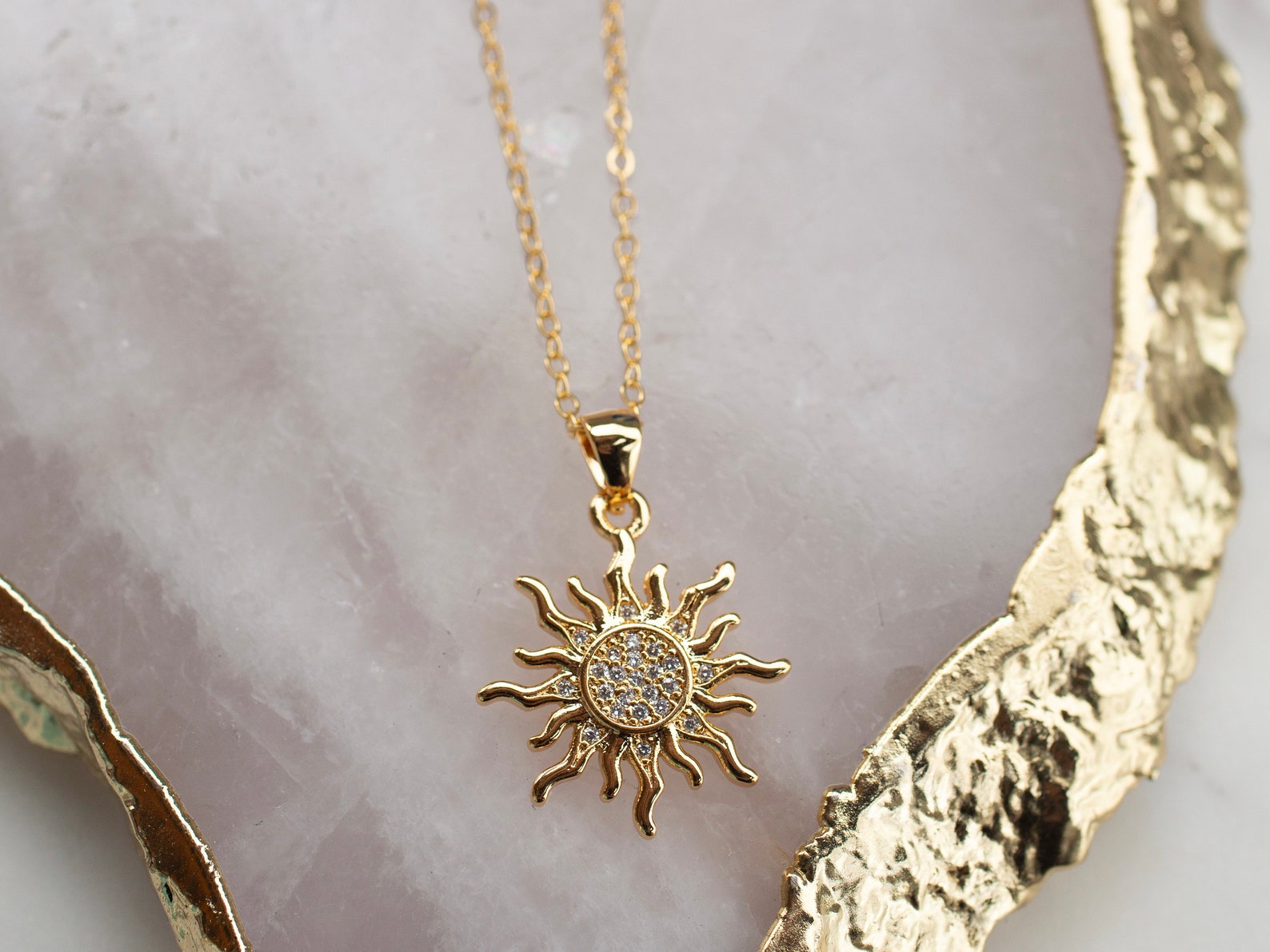 sunflower necklace