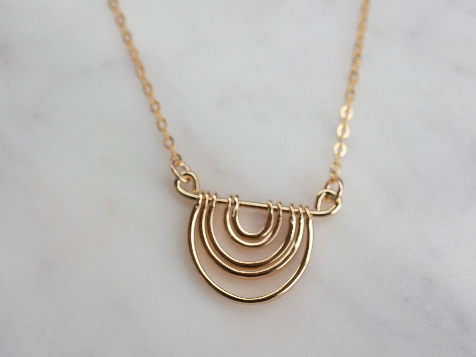 women's real gold necklace
